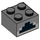 LEGO Gris pierre foncé Brique 2 x 2 avec Minecraft Furnace (3003 / 19182)