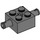 LEGO Dunkles Steingrau Backstein 2 x 2 mit Pins und Axlehole (30000 / 65514)
