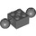 LEGO Dark Stone Gray Brick 2 x 2 with Two Ball Joints with Holes in Ball and axle hole (17114)