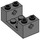 LEGO Dunkles Steingrau Stein 2 x 4 x 1.3 mit Achse Bricks (67446)