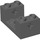 LEGO Dark Stone Gray Brick 2 x 4 x 1.3 with Axle Bricks (67446)