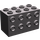 LEGO Dunkles Steingrau Backstein 2 x 4 x 2 mit Bolzen auf Sides (2434)