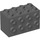LEGO Dark Stone Gray Brick 2 x 4 x 2 with Studs on Sides (2434)