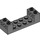 LEGO Donker Steengrijs Steen 2 x 6 x 1.3 met As Bricks met versterkte uiteinden (65635)
