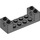 LEGO Dunkles Steingrau Backstein 2 x 6 x 1.3 mit Achse Bricks ohne verstärkte Enden (3668)