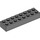 LEGO Dark Stone Gray Brick 2 x 8 (3007 / 93888)