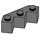 LEGO Dunkles Steingrau Backstein 3 x 3 Facet (2462)