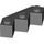 LEGO Dark Stone Gray Brick 3 x 3 Facet (2462)