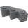 LEGO Gris pierre foncé Brique 3 x 3 Facet (2462)