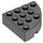 LEGO Dunkles Steingrau Backstein 4 x 4 Runden Ecke (2577)