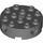 LEGO Gris pierre foncé Brique 4 x 4 Rond avec des trous (6222)