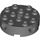 LEGO Dark Stone Gray Brick 4 x 4 Round with Holes (6222)