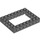 LEGO Dark Stone Gray Brick 6 x 8 with Open Center 4 x 6 (1680 / 32532)