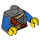 LEGO Dark Stone Gray Bricks and More Torso (973 / 76382)