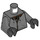 LEGO Dark Stone Gray Bruce Wayne (Drifter) Minifig Torso (973 / 76382)