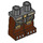 LEGO Gris pierre foncé Bulkar Minifigure Hanches et jambes (3815 / 19616)