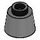 LEGO Dark Stone Gray Cone 1 x 1 Minifig Hat Fez (29175 / 85975)