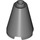 LEGO Dark Stone Gray Cone 2 x 2 x 2 (Open Stud) (3942 / 14918)