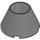 LEGO Dark Stone Gray Cone 4 x 4 x 2 Hollow (4742)