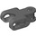 LEGO Dark Stone Gray Connector 2 x 3 with Ball Socket and Smooth Sides and Rounded Edges (93571)