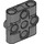 LEGO Dark Stone Gray Connector Beam 1 x 3 x 3 (39793)