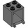 LEGO Gris pierre foncé Récipient 2 x 2 x 2 avec tenons encastrés (4345 / 30060)
