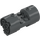 LEGO Mørk stengrå Cylinder 3 x 6 x 2.7 Vandret Solid Center Studs (93168)