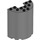 LEGO Dark Stone Gray Cylinder 3 x 6 x 6 Half (35347 / 87926)