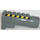 LEGO Dark Stone Gray Cylinder 8 x 3 Ø 20.9 with Black and Yellow Danger Stripes (Both Sides) Sticker (87944)