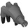 LEGO Dark Stone Gray Dinosaur Hand with Black Class (21982 / 54572)