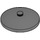 LEGO Dark Stone Gray Dish 4 x 4 (Solid Stud) (3960 / 30065)