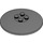 LEGO Gris pierre foncé Dish 6 x 6 (Goujons creux) (44375 / 45729)