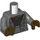 LEGO Dunkles Steingrau Doctor Oktopus Minifig Torso (973 / 76382)