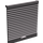 LEGO Dark Stone Gray Door 1 x 4 x 4 with Top Hinge (6155 / 28829)