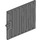 LEGO Dark Stone Gray Door 6.5 x 5 Sliding with Vertical Lines Type 1 (4511)