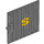 LEGO Gris pierre foncé Porte 6.5 x 5 Sliding avec Verticale Lines avec Dollar Sign Type 1 (4511 / 90833)