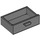 LEGO Dark Stone Gray Drawer without Reinforcement (4536)