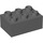 LEGO Gris pierre foncé Duplo Brique 2 x 3 (87084)