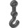 LEGO Dark Stone Gray Duplo Crane Hook (thin base) (4662)