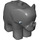 LEGO Dark Stone Gray Duplo Elephant Calf (74705)