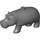 LEGO Gris pierre foncé Duplo Hippo avec Movable Jaw (98201)
