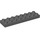 LEGO Dark Stone Gray Duplo Plate 2 x 8 (44524)