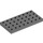 LEGO Duplo Dark Stone Gray Duplo Plate 4 x 8 (4672 / 10199)