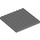 LEGO Duplo Dark Stone Gray Duplo Plate 8 x 8 (51262 / 74965)