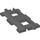LEGO Gris pierre foncé Duplo Rail Droit (6377 / 31463)