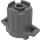 LEGO Dark Stone Gray Dustbin with 4 Lid Holders (28967 / 92926)