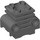 LEGO Gris pierre foncé Moteur Cylindre avec fentes sur le côté (2850 / 32061)