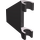 LEGO Dark Stone Gray Flag 2 x 2 Angled without Flared Edge (44676)