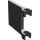 LEGO Dark Stone Gray Flag 2 x 2 without Flared Edge (2335 / 11055)