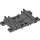 LEGO Dark Stone Gray Flex Rail 4 x 8 (64022)